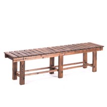 평상의자 사우나 벤치 조립식 펜션 야외 평의자 공원, 가로 90cm