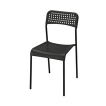 이케아 ADDE 의자, 블랙_702.142.86