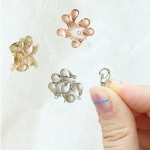 랍스터 게고리 연결고리 DIY 마스크줄 목걸이 부자재 부속 4개 3컬러 [Lobster Hook Ring DIY Necklace Parts 4EA 3 Colors], 로즈골드(Rose Gold)