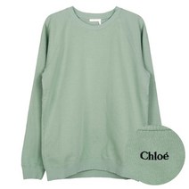 끌로에 [명품]끌로에 23SS 림피드그린 백로고 스웨트셔츠 CHC..