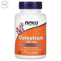 나우푸드 초유 단백질 500mg 식물성 베지캡슐 120정 4개월치, 2kg, 1개