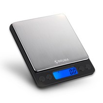 브루마 이유식 주방 전자저울 BS50, BS50 실버 - 500g