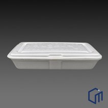 psp 스티로폼 도시락 TM / 도시락용기 일회용 도시락용기 만두용기 보쌈용기 김밥포장용기, TM-도시락(대)(600개)