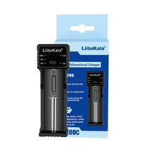 고속 충전기 c타입 충전기LiitoKala Lii-100C 21700 배터리 충전기 18650 26650 16340 RCR123 14500 3.7V 1, 01 Lii-100C