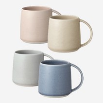 킨토 리플 머그 250ml 손잡이 도자기 머그컵 4색상, 핑크
