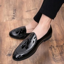 mocasines mirror face mens shoes Men Business Driving Shoes Handmade Tassel Loafers chaussure Party