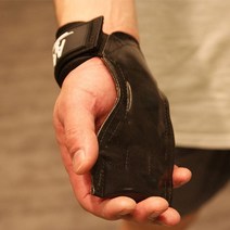 남자 운동 헬스 굳은살 고중량 리프팅 턱걸이 데드 리프트 등 운동 악력 보조 장갑 스트랩, 블랙