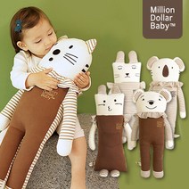 오가닉 애착 동물인형 쿨쿨 양면 바디필로우 [밀리언달러베이비], 동물 종류:양면 쿨쿨토