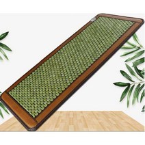 마사지샵 옥장판 얼굴구멍 전기 찜질 게르마늄 옥매트, 블랙 옥 70x190cm (호흡구멍)