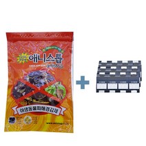전원주택 텐트 캠핑 뱀퇴치제 뱀기피제 뱀약 (12개입) + 바퀴트랩 3매, 1개