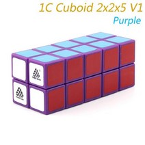 매직블럭 큐브블럭 WitEden Cuboid 2x2x3 2x2x4 2x2x5 2x2x6 2x2x7 Magic Cube Puzzles 스피드 브레인 티저 어린이를위한 도전적인 교육, 1C Cuboid 2x2x5 V1 P