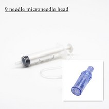 Microneedle 카트리지 스탬프 히드라 인젝터 더마 펜 나노 메조테라피 펜 메조건 휴대용 스마트 인젝터 펜, 01 10pcs 9PIN, 01 10pcs 9PIN