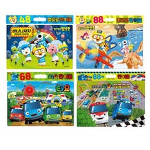 뽀로로 타요 띠띠뽀 판퍼즐 48 68 88 조각 키즈아이콘, 타요 판퍼즐 88조각