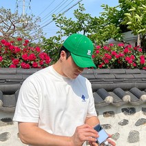 크군 남녀공용 데일리 알파벳 볼캡 컬러 야구 모자