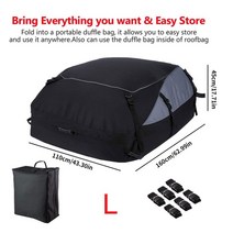 루프탑캐리어 루프박스 서핑보드 가로바 foldable car roof bag 방수 옥상, l
