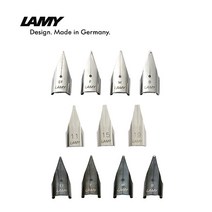 LAMY 만년필 펜촉 유광스틸, F, 1개