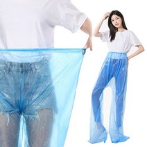 엘라노 남녀공용 일회용 방수팬츠 비옷바지 레인팬츠