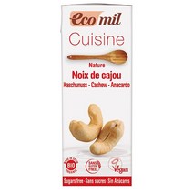ECOMIL 에코밀 커신 네이쳐 베지터블 캐슈 크림 포 쿠킹 글루텐 프리 앤 슈가 프리 200ml x4팩