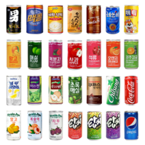 음료수 미니캔 30캔 골라담기 31종 모음 콜라 사이다 레쓰비 썬키스트 게토레이 포카리스웨트, 산타페 오리지날 (175ml) X 30캔