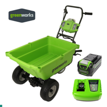 그린웍스 40v 전동 농업용 운반차 리어카 전동수레 카트 손수레, 배터리1개 풀세트, 1개
