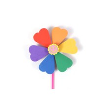 왕바람개비 EVA바람개비 만들기세트, EVA바람개비 대 :하트(색상랜덤)