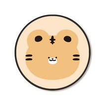 호랑이 그립톡 스마트톡 휴대폰거치대 핸드폰악세사리 커플 그립톡 우정 그립톡, 블랙바디, A