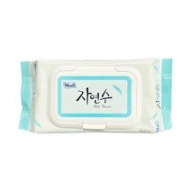 잘풀리는집 자연수 물티슈 캡형 64매 x 1개