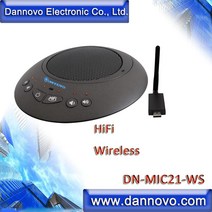 DANNOVO 무선 화상 회의 마이크 USB 스피커폰 HiFI Eco 취소 WindowsMACSkypeLync 용