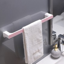 심플리 접착식 수건걸이 46.5cm 욕실화꽂이 타월거치, 없음, 상세페이지 참조