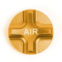 MTB 자전거 공기 가스 밸브 커버 프론트 포크 캡 플러그 알루미늄 합금 보호 어깨 먼지 액세서리, 금, 01 Gold