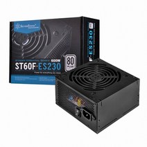 SilverStone Essential ST60F ES230 600W 80PLUS STANDARD 아이보라 Power SilverStone 컴퓨터파워 PowerSupply 파워 ATX파워 PC파워 실버스톤