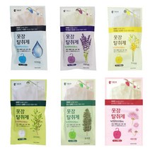 걸이형 옷장 이불장 탈취제 5개입 아쿠라 라벤더 후리지아 로즈마리 숲속 미모사, 5. 숲속향 5개입
