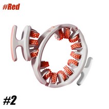 장요근마사지 브릿지운동 다리 목 팔 및 발용 수동 근육 마사지 롤러 셀룰라이트 마사지기 다용도 골반바닥 트레이너 뷰티, [04] Style 2 - Red