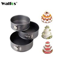 베이킹 불도장 인두 작업대 매트 스톤 WALFOS 팬 주방 케이크 도구 금형 금속 라운드 접시 Bakeware 비 스틱 액세서리