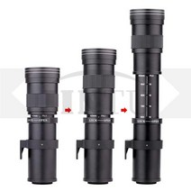 렌즈후드 JINTU-420-800mm F/8.3-16 슈퍼 망원 렌즈 수동 초점 줌 캐논 니콘 삼성 호환 소니 NEX DSLR 카메, 08 Canon EF-M