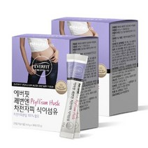 쾌변엔 차전자피 분말100% 가루 30포x2박스 식이섬유100% 안전한 인도산 질경이씨앗껍질 화이바, 4.4g, 60포