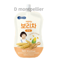 베베쿡 처음먹는 유기농 보리차, 100%유기농 보리맛, 120ml, 60개
