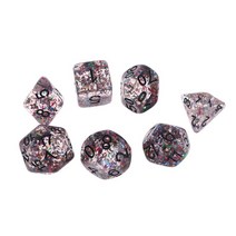 7pcs / 세트 다면체 불규칙 멀티 측면 번호 바 파티를위한 주사위 역할 재생 보드 게임, 다중