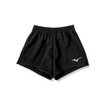 [미즈노] 배구복 게임바지 흡한속건 드라이 짧은 여성 V2MB8195 블랙x골드 XL