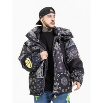 KAPITAL 21AW 재킷 프린트 스마일 얼굴 면 남성용 가을 겨울 후드 코트 양면 착용