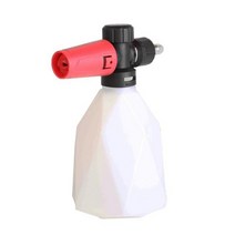 세차스프레이 폼건 500ml 폼 랜스 세차 압력 와셔 스노우 폼 건 캐논 g14 퀵, 1-빨간색