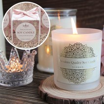 비단장이 프리미엄 아로마 소이캔들, 포장추가/면심지, 블랙체리&사케, 210ml