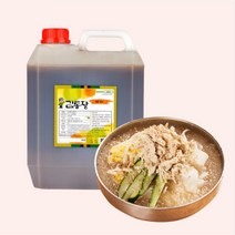 육수명장 김통장 밀면창업 업소용 밀면육수 냉면소스 4L, FREE