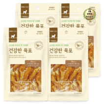 라이브잇 굿데이 건강한 육포 강아지 간식 80g, 닭가슴살 + 황태 혼합맛, 52개, 닭가슴살 + 황태 혼합맛