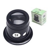 루페 루뻬Monoculars 돋보기 시계 제조 업체 Loupe Lens Jeweler Watch Eye 수리 도구 3X/5X/10X /15X /20X, 02 5X
