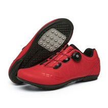 여성용 접이식자전거 미니벨로 남성 사이클링 신발 Mtb 레이싱 자전거 자동 잠금 속도 스니커즈 여성 Spd 클리트 산악 로드 2022, [04] 40, [19] Rubber-red