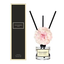 시즈넬플라워 디퓨저 50ml 지니아 핑크 클린코튼, 향