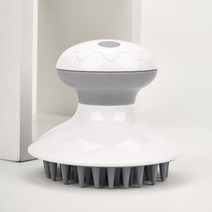 전동 두피 샴푸 마사지기 머리 안마 마사지 기계 (건전지 포함)