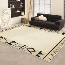 에스닉 모로칸 오리엔탈 대형 침대밑 러그 특대형 단모 거실 카페트