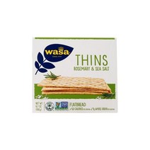 Wasa 와사 씬 로즈마리 씨 솔트 플랫브레드 190 g, 190g